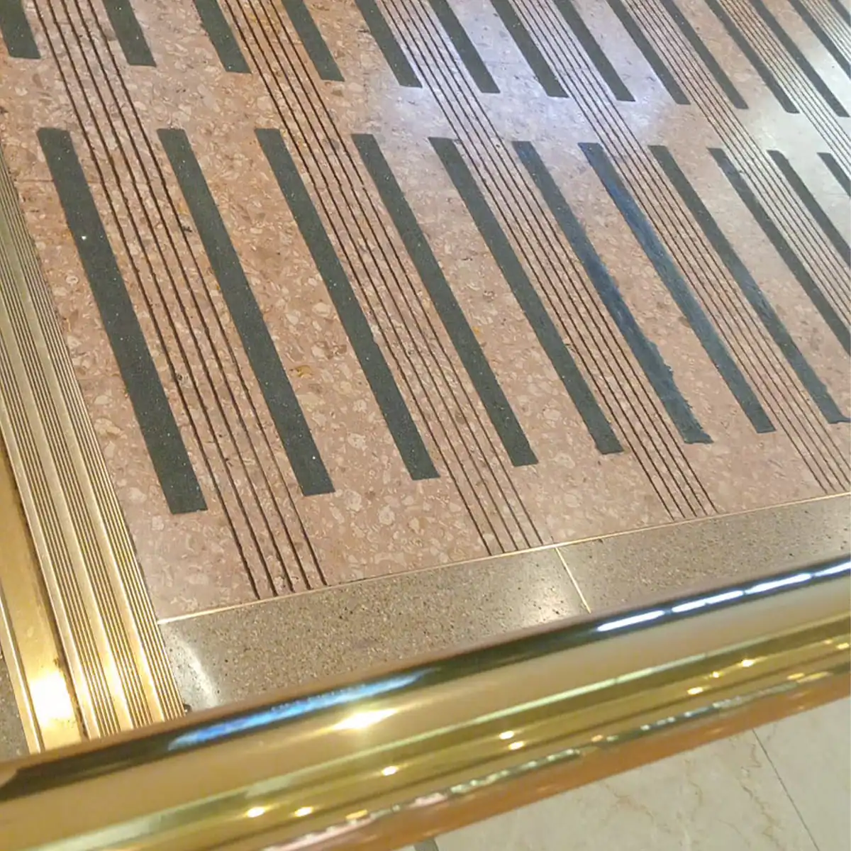 Cinta antideslizante fundida resina rampa