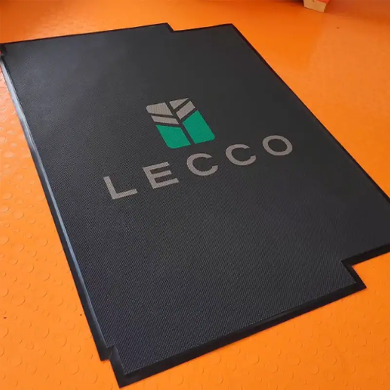 Tapete caucho publicitario para ascensor