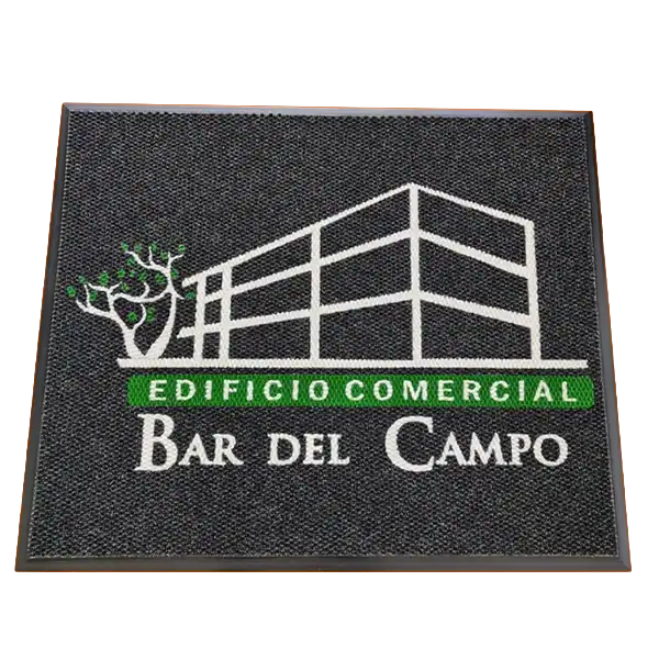 Tapete atrapahumedad con logo para Medellín