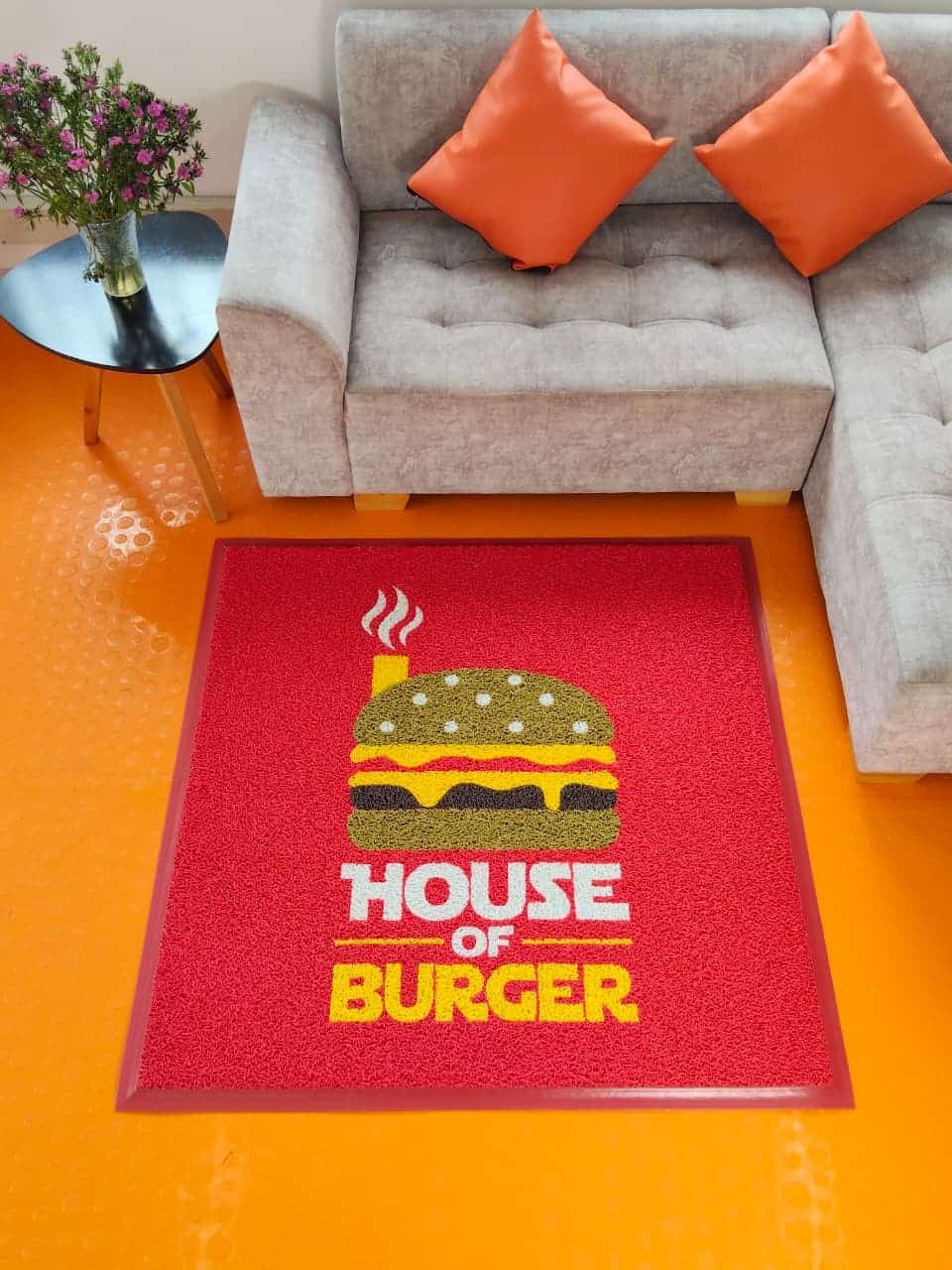 Tapetes publicitarios con logo para entradas comerciales — fábrica directa Bogotá