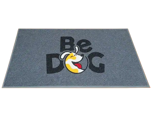 Tapete atrapahumedad personalizado con logo para entradas exteriores absorbe agua lluvia