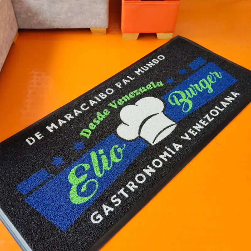 Tapete atrapamugre personalizado con logo entrega San Cristóbal Táchira