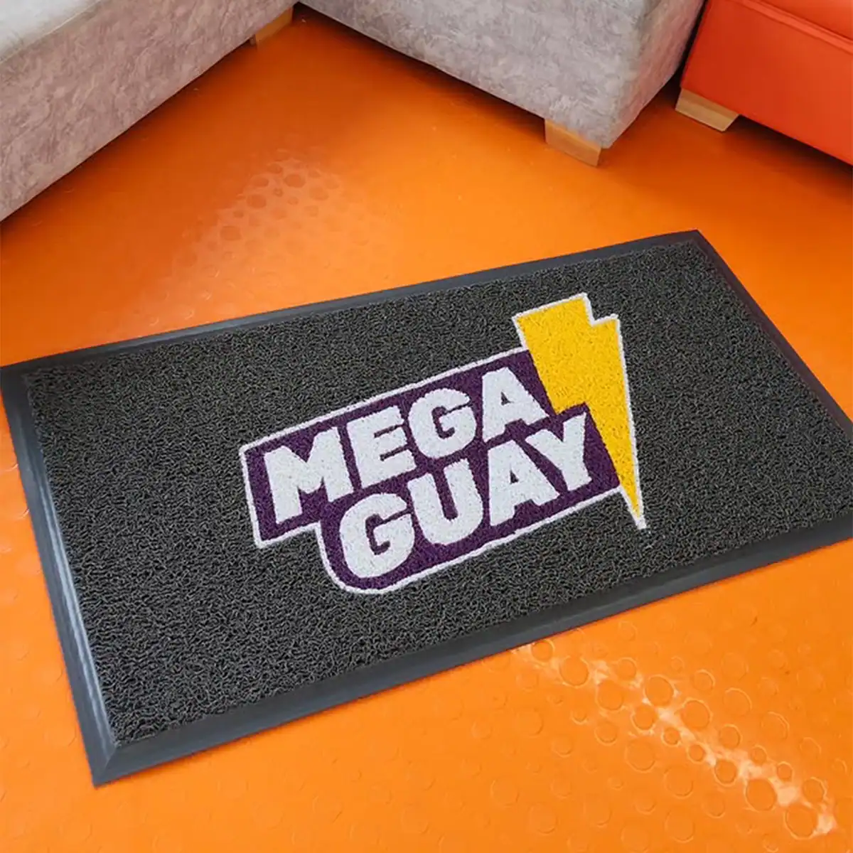 Tapete corporativo Mega con logo personalizado